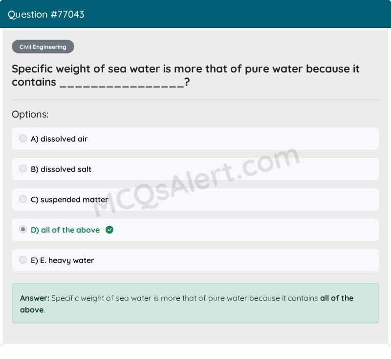 Question Screenshot