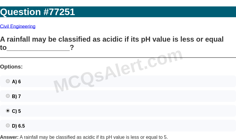Question Screenshot
