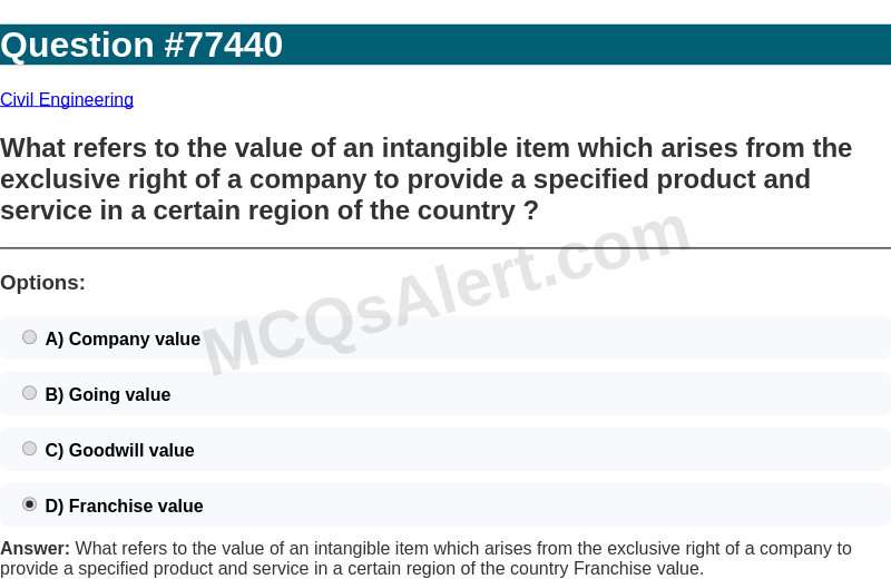 Question Screenshot