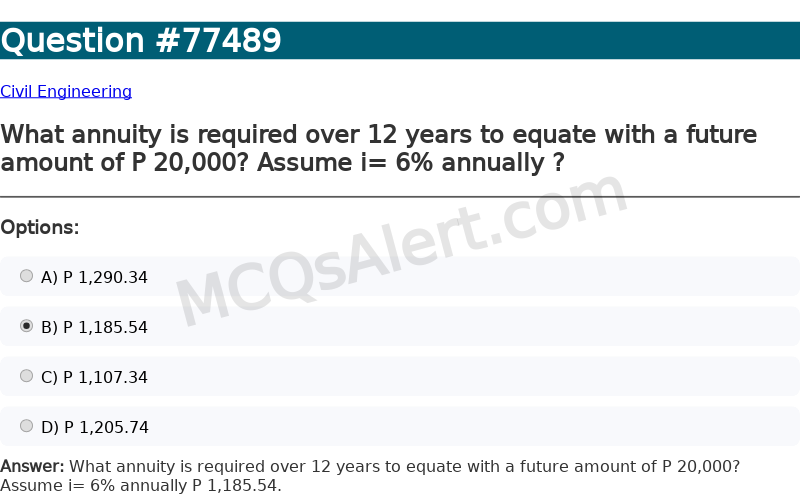 Question Screenshot