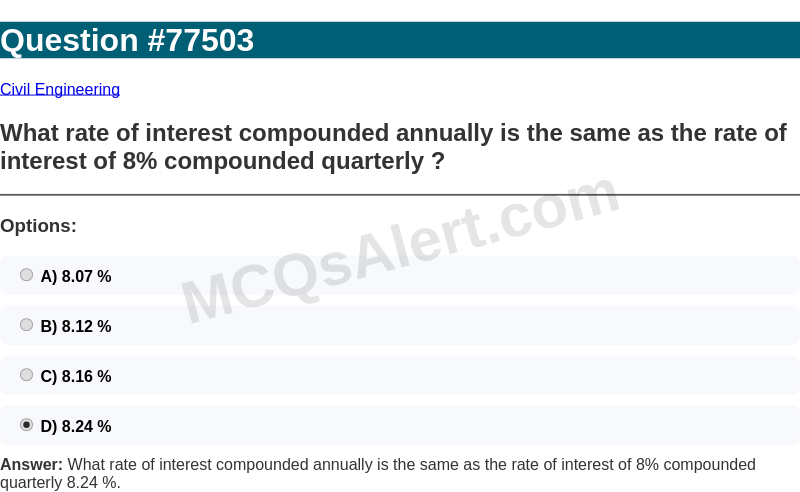 Question Screenshot
