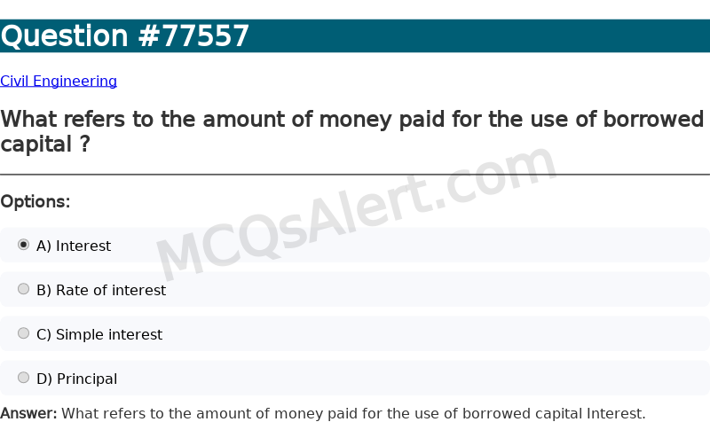 Question Screenshot