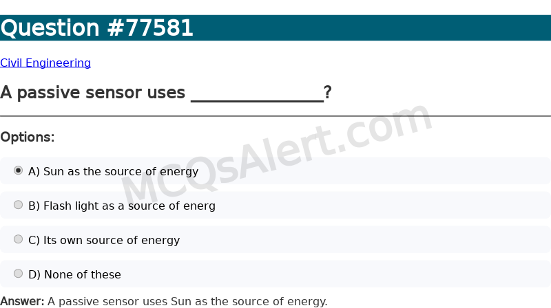 Question Screenshot