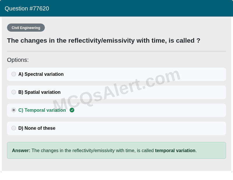 Question Screenshot