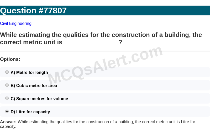 Question Screenshot