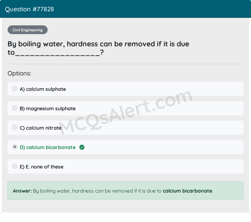 Question Screenshot