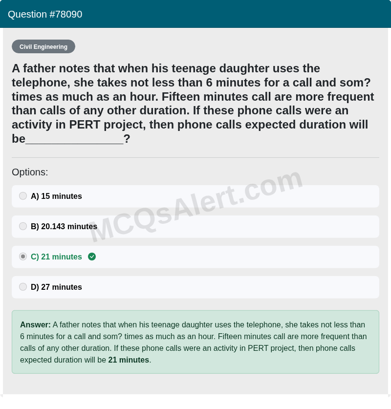 Question Screenshot