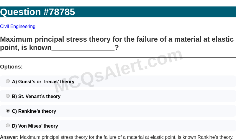 Question Screenshot