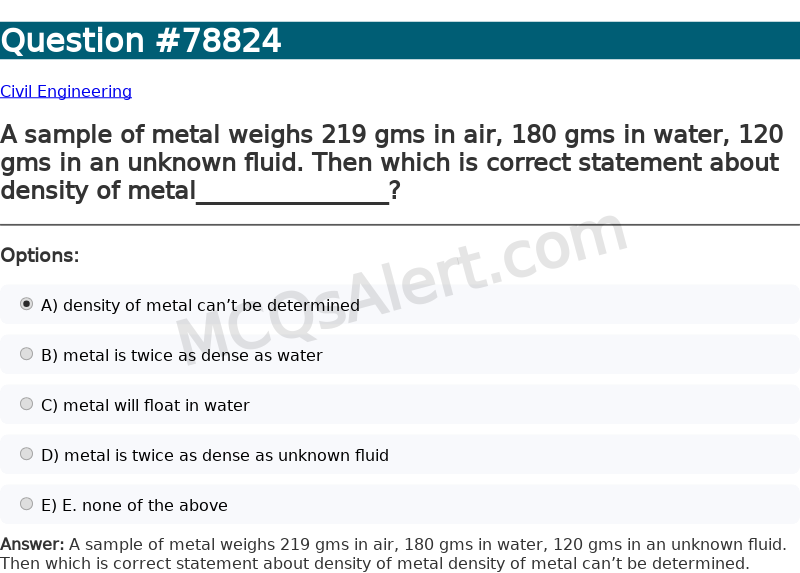 Question Screenshot