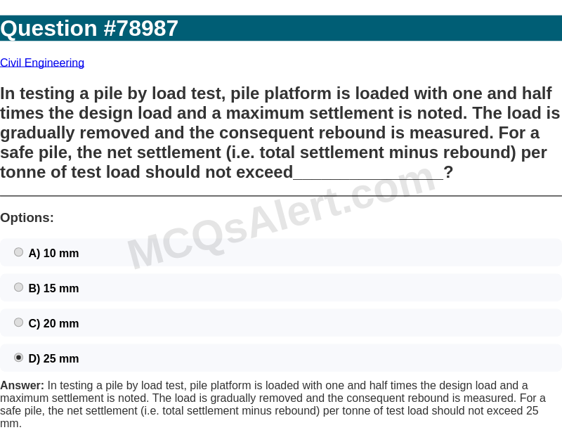 Question Screenshot