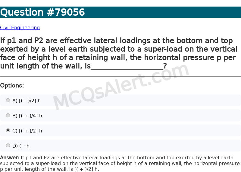 Question Screenshot