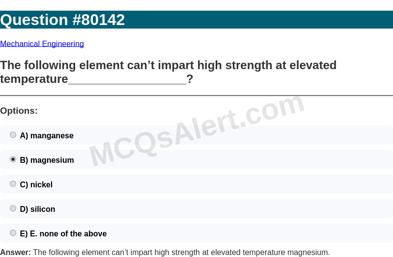 Question Screenshot