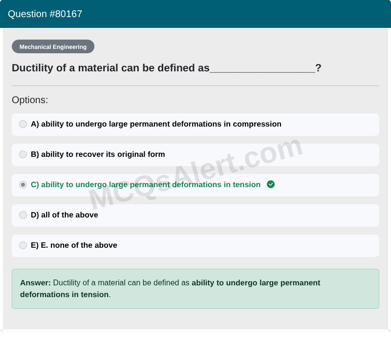 Question Screenshot
