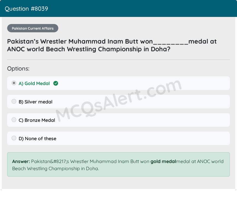 Question Screenshot