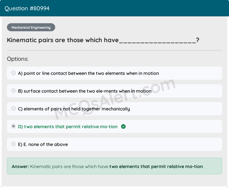 Question Screenshot