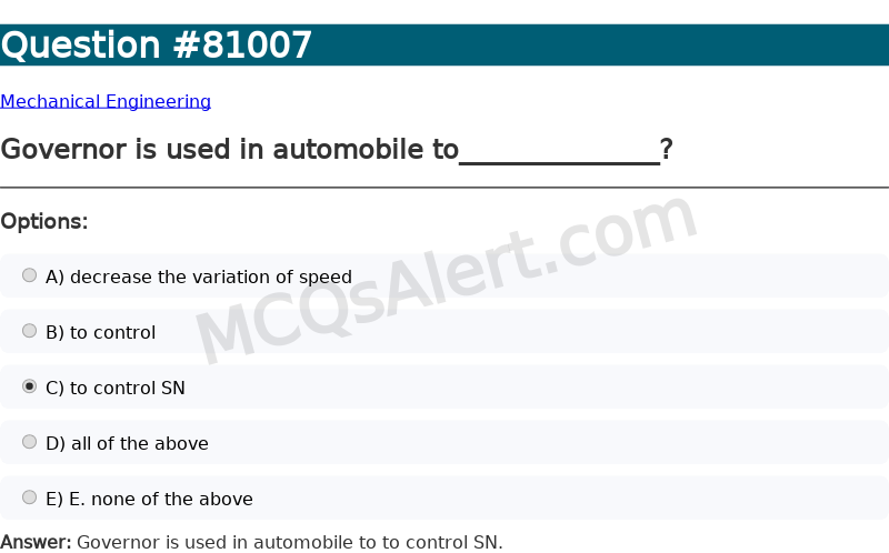 Question Screenshot