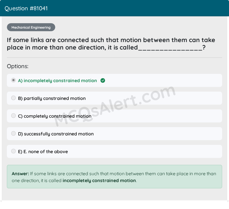 Question Screenshot
