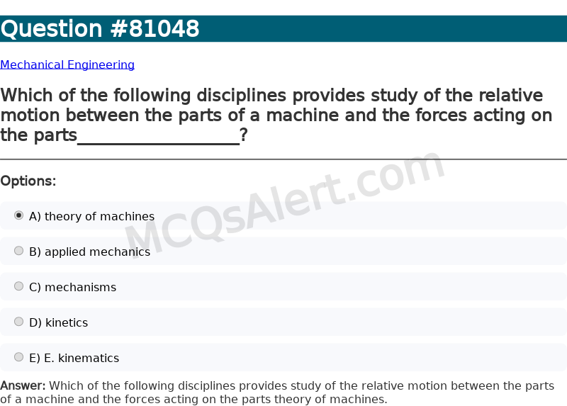Question Screenshot