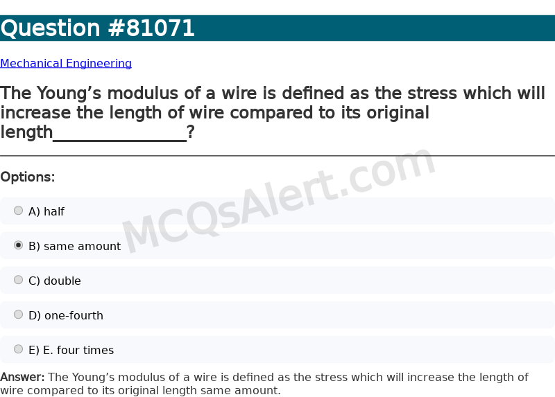 Question Screenshot