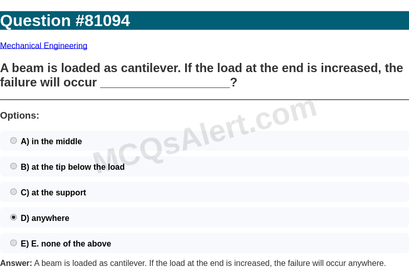 Question Screenshot