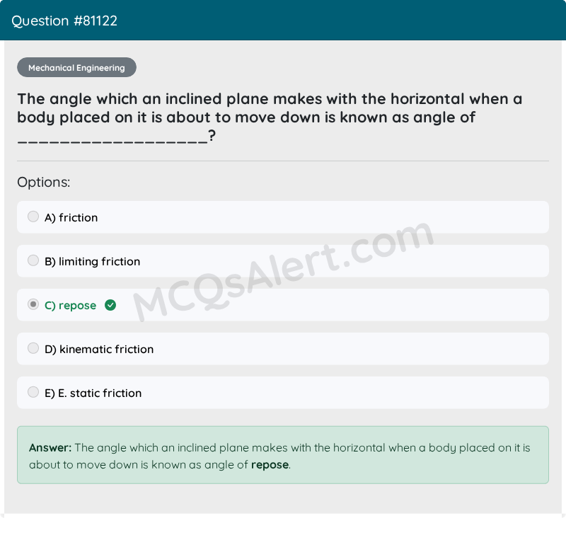 Question Screenshot