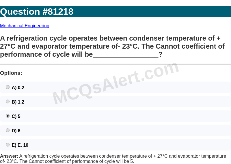 Question Screenshot