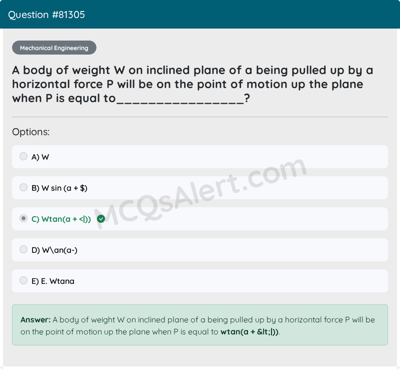Question Screenshot