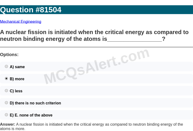 Question Screenshot