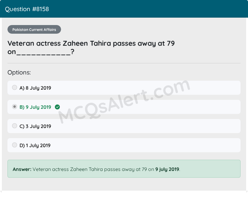 Question Screenshot
