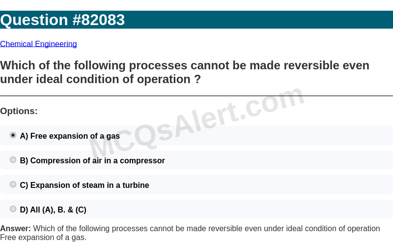 Question Screenshot