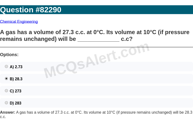 Question Screenshot