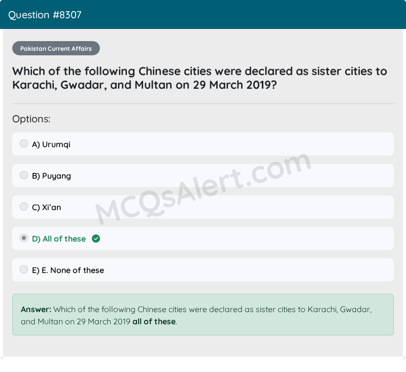 Question Screenshot