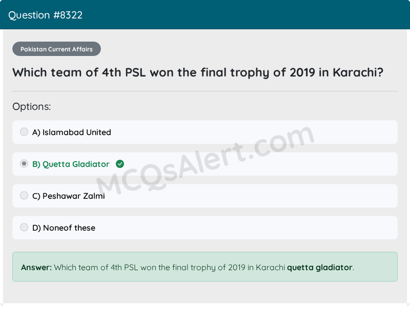 Question Screenshot