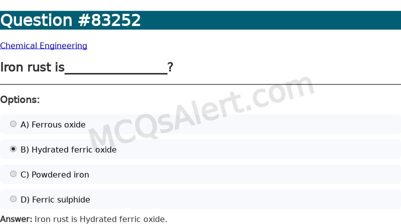 Question Screenshot