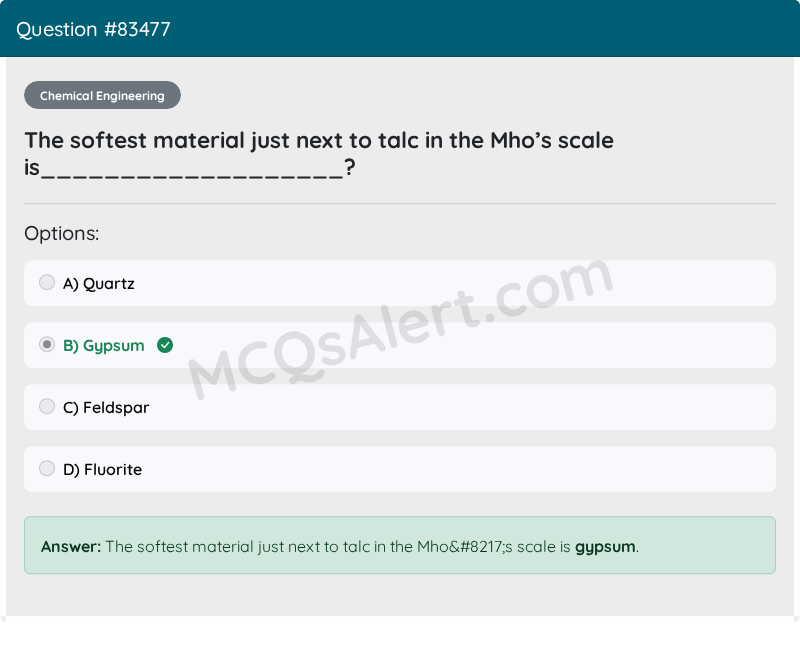 Question Screenshot