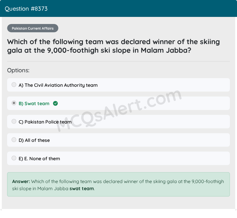 Question Screenshot