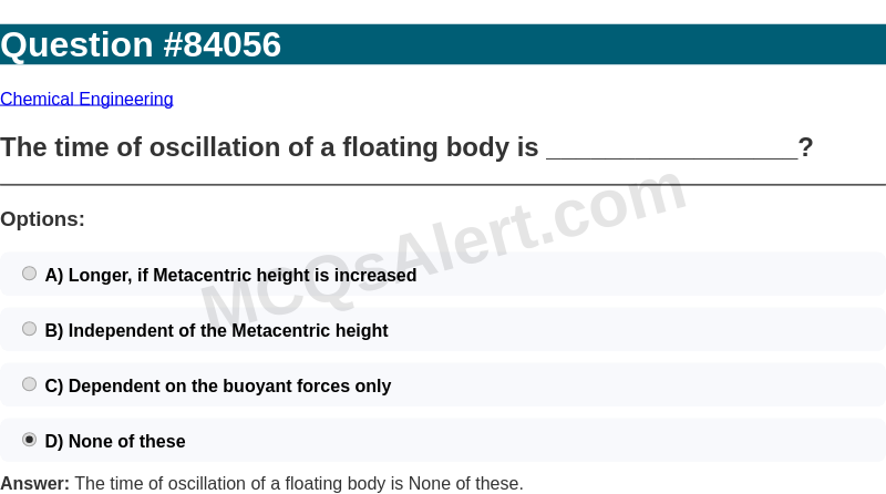 Question Screenshot