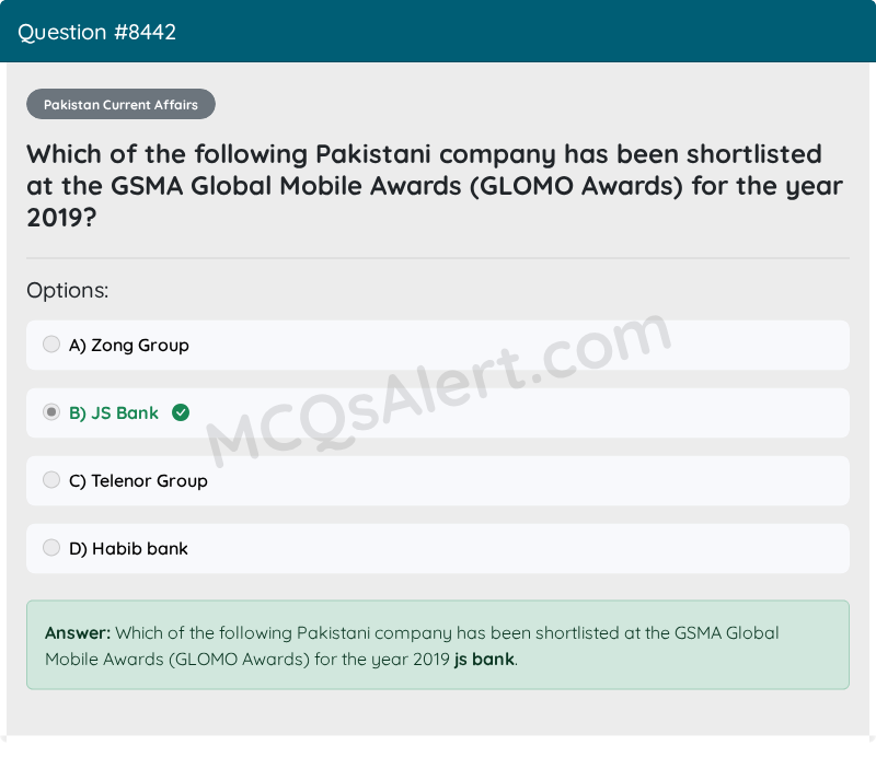 Question Screenshot