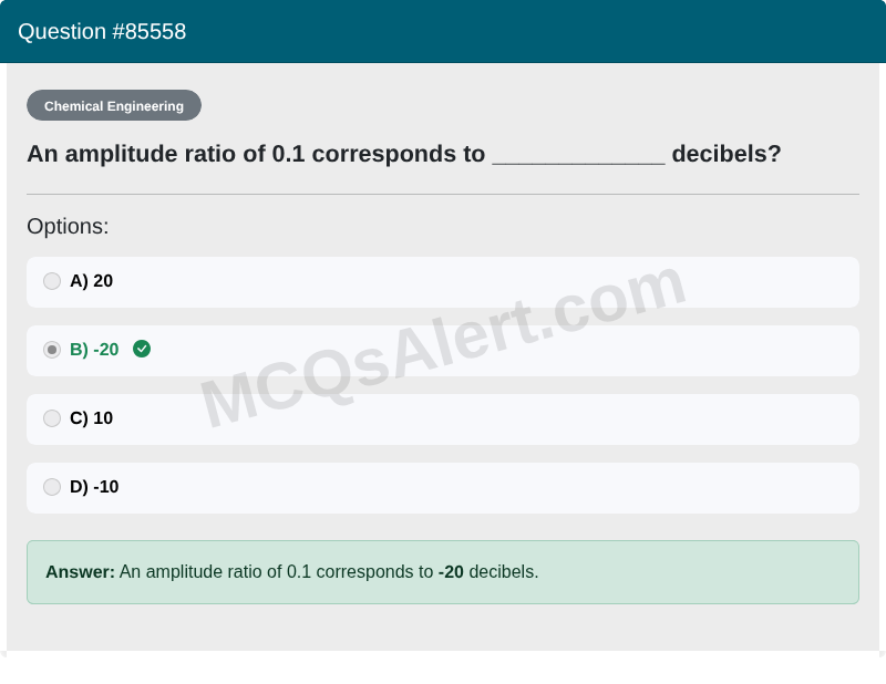 Question Screenshot