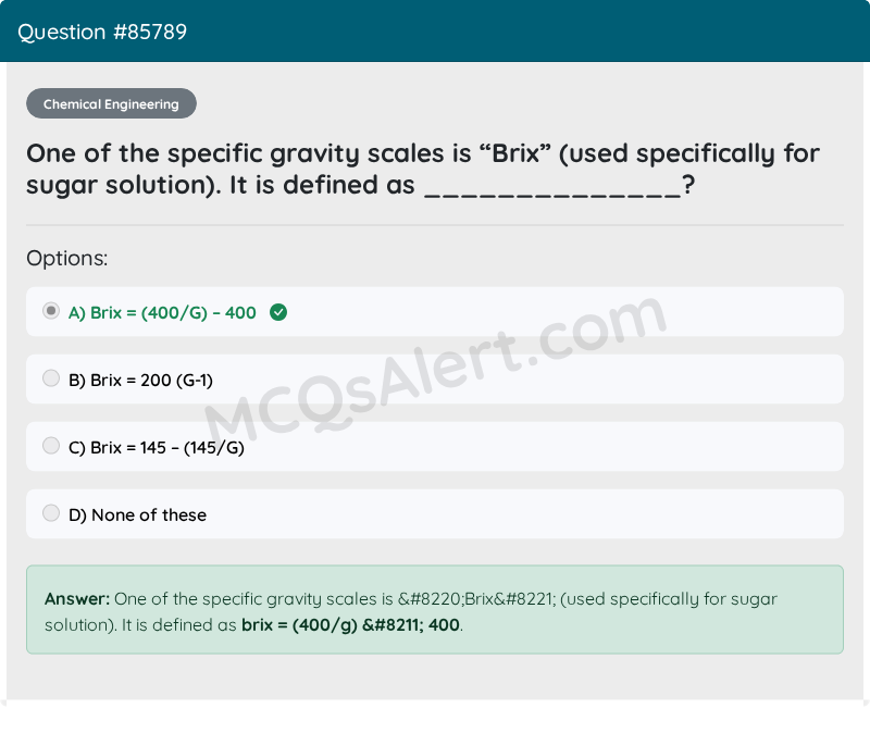 Question Screenshot