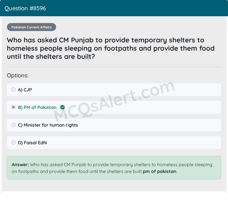 Question Screenshot