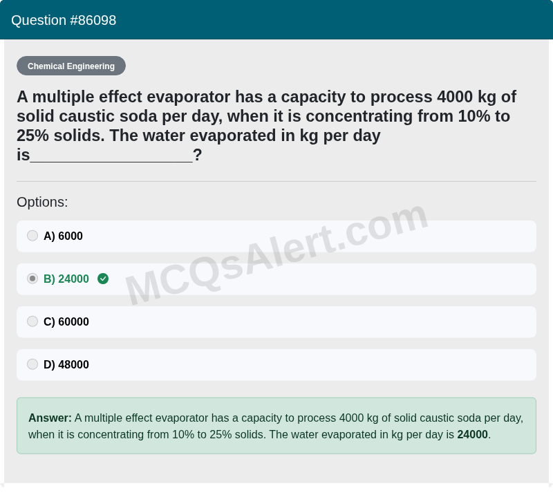 Question Screenshot