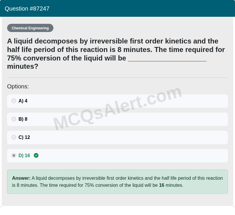 Question Screenshot