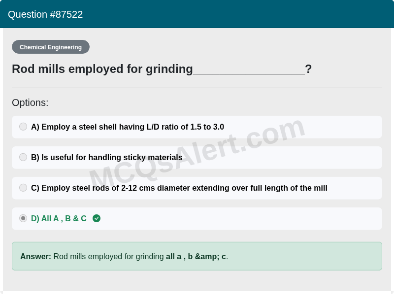 Question Screenshot