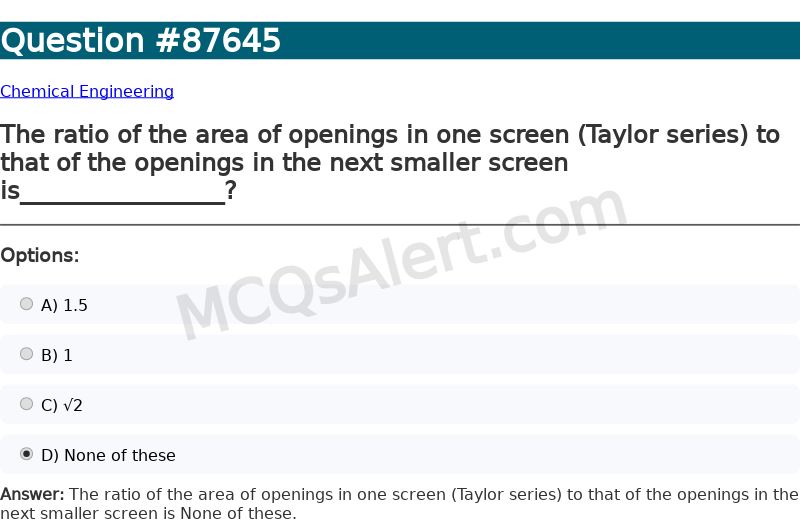 Question Screenshot