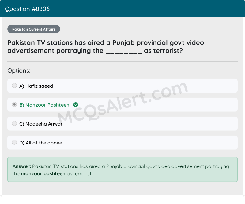 Question Screenshot
