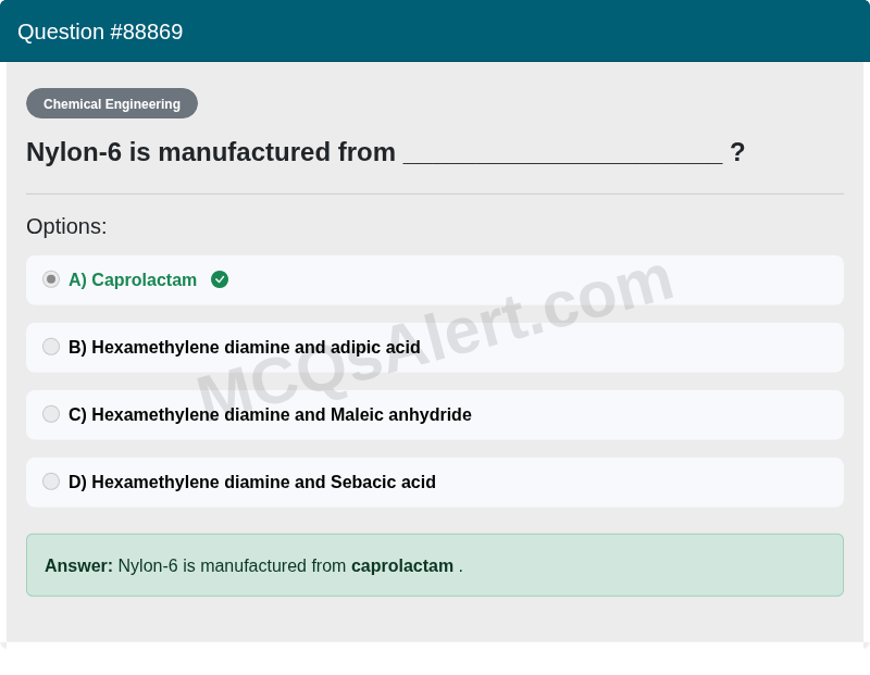 Question Screenshot