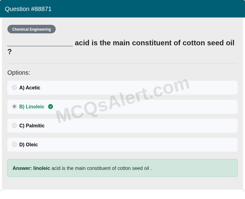 Question Screenshot