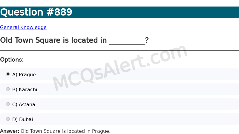 Question Screenshot
