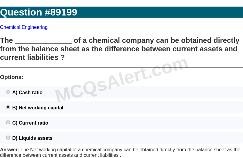 Question Screenshot